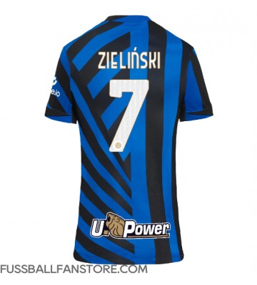 Inter Milan Piotr Zielinski #7 Replik Heimtrikot Damen 2024-25 Kurzarm